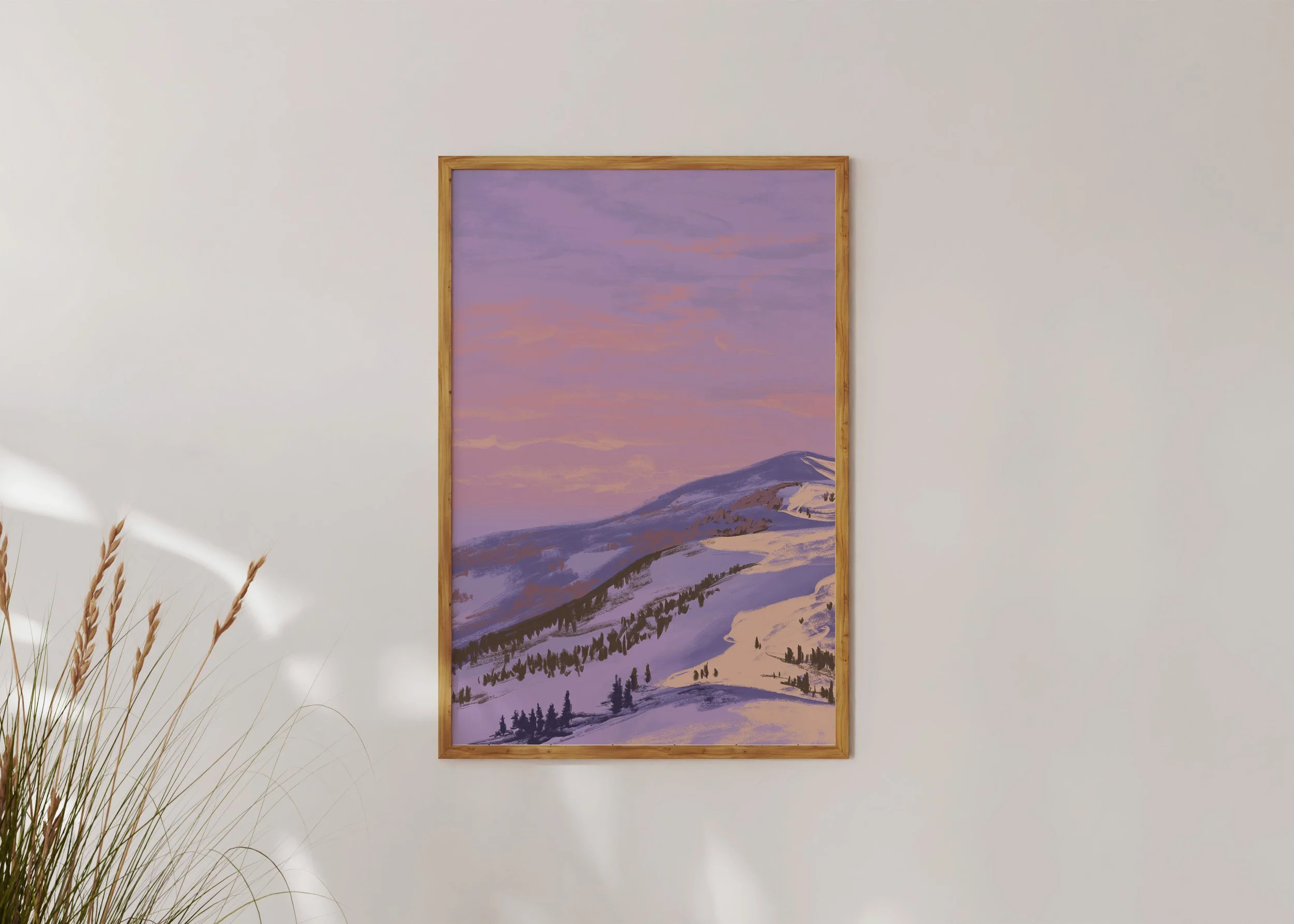 Lavender Pines fine art print — Rachel Iverson